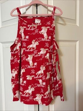 Wrangler Red Western Print Sundress